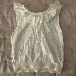 Bonpoint Knit Sleeveless Sweater - Size 6